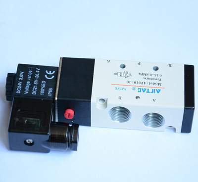 【山東建友 電磁閥4V310-10 DC24V AC220V 二位五通換向閥氣閥】價格_廠家_圖片